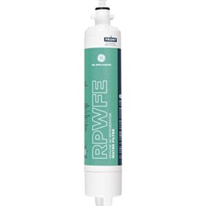 GE RPWFE Refrigerator Water Filter | Certified to Reduce Lead, Sulfur, and 50+ Other Impurities | Replace Every 6 Months for Best Results | Pack of 1