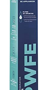 GE RPWFE Refrigerator Water Filter | Certified to Reduce Lead, Sulfur, and 50+ Other Impurities | Replace Every 6 Months for Best Results | Pack of 1