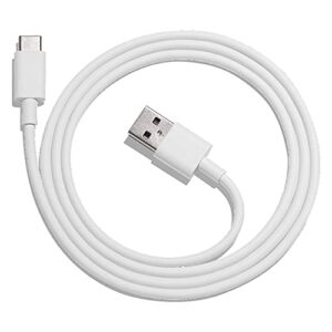 oem google usb type c cable – original cable usb c to usb a 3a fasting charging (3.2ft), charge cord compatible with google pixel, samsung galaxy s10, ps5, pc, laptop, tablet – white