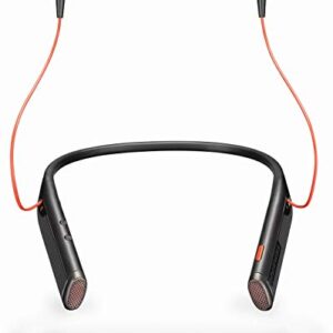 Plantronics Voyager 6200 UC USB-C Business-Ready Bluetooth Neckband Headset w/Earbuds, Black