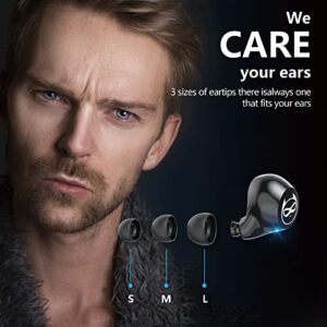 Halfic Wireless Earbuds for Kids and Adults– Bluetooth 5.0 Headphones with Microphone and Noise Reduction – 36H Playtime IPX5 Waterproof Touch Control, HiFi Stereo Earphone for Boys