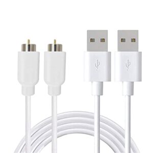 COOLVIS Replacement Magnetic Charging Cables | USB Charger Cord (2 Pack)