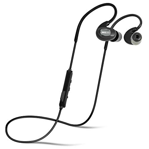 ISOtunes PRO Bluetooth Earplug Headphones: 27 dB Noise Reduction Rating, 10 Hour Battery, Noise Cancelling Mic, OSHA Compliant Bluetooth Hearing Protector