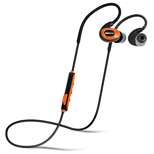 ISOtunes PRO Bluetooth Earplug Headphones: 27 dB Noise Reduction Rating, 10 Hour Battery, Noise Cancelling Mic, OSHA Compliant Bluetooth Hearing Protector