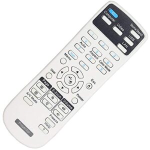 Universal Projector Remote Control for Epson Home Cinema, Powerlite, EB-, EX, VS, H, BrightLink, EMP- Series Projectors