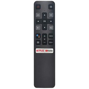 replacement voice remote for tcl google tv (compact)