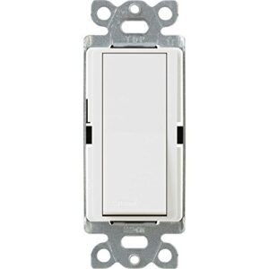 lutron claro on/off switch, 15-amp/3-way, ca-3ps-wh, white