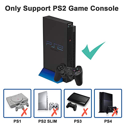 Rybozen PS2 to HDMI Converter Adapter, PS2 to HDMI Video Converter with 3.5mm Audio Output Cable for HDTV HDMI Monitor AV to HDMI Signal Transfer Adapter, Supports All Playstation 2 Display Modes