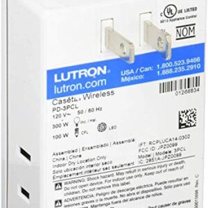 Lutron Caséta Wireless Smart Lighting Lamp Dimmer | PD-3PCL-WH