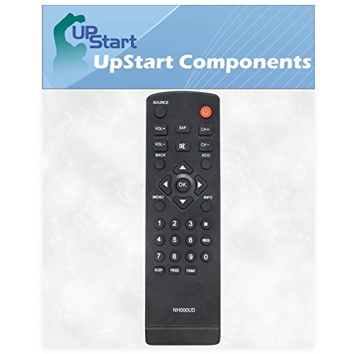 Replacement HDTV Remote Control for LC320EM2, LC320EM1F, LC320EM2F, LC320SL1, LC320SLX, LC320EMX, LC320EMXF, LC195EMX, LC320EM1, LC195SLX - Compatible with NH000UD Emerson & Sylvania TV Remote Control