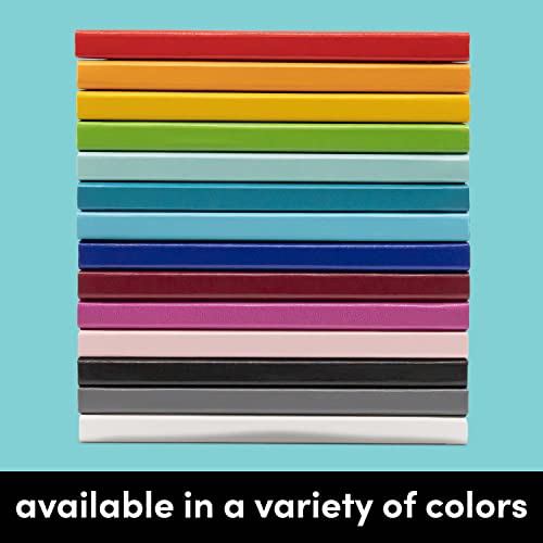 PAPERAGE Lined Journal Notebooks, 10 Pack, (Black), 160 Pages, Medium 5.7 inches x 8 inches - 100 GSM Thick Paper, Hardcover