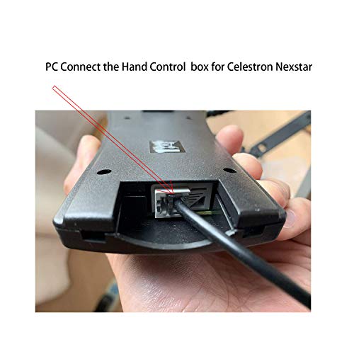 USB to RJ9 Cable for Celestron NexStar Telescope Console Upgrade Cable (Length: 6feet/180cm)