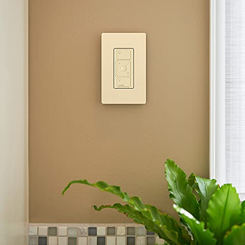 Lutron Caséta Smart Dimmer Switch for ELV+ Bulbs, 250W LED, PD-5NE-WH, White