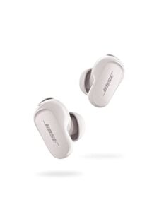 new bose quietcomfort earbuds ii, wireless, bluetooth, world’s best noise cancelling in-ear headphones with personalized noise cancellation & sound, soapstone (renewed)