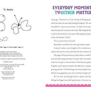 My First Mom and Daughter Journal: An activity book for girls and moms together