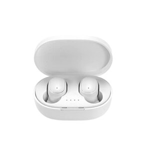 dezhimy wireless earbuds bluetooth headphones sport earphones over-ear buds with earhooks built-in mic headset for workout (white)