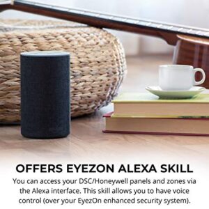 EyezOn Envisalink EVL-4EZR IP Security Interface Module for DSC and Honeywell (Ademco) Security Systems, Compatible with Alexa