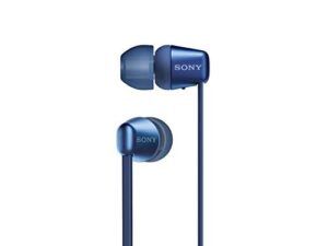 sony wi-c310 wireless in-ear headset/headphones with mic for phone call, blue, model number: wi-c310/l (renewed)