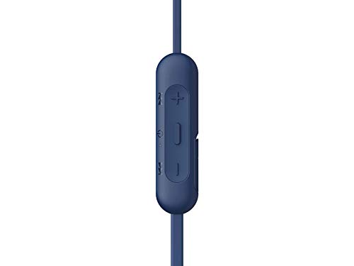 Sony WI-C310 Wireless in-Ear Headset/Headphones with mic for Phone Call, Blue, Model Number: WI-C310/L (Renewed)