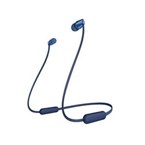 Sony WI-C310 Wireless in-Ear Headset/Headphones with mic for Phone Call, Blue, Model Number: WI-C310/L (Renewed)