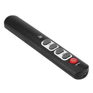 Tihebeyan Universal Learning Remote Control with 6 Keys Big Buttons Smart Controller for TV STB DVD DVB HiFi VCR(Gray)