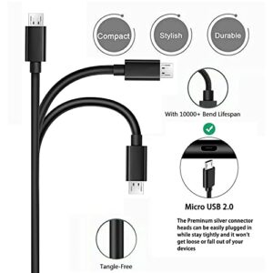 USB Charger Charging Cable Cord Wire Compatible for Logitech MX Master 2S/ MX Anywhere 2/MK875/MX Ergo/MX Ergo Plus/Performance MX/ G502/ K800/G915 TKL & More USB Mirco Port Mouse/Keyboard