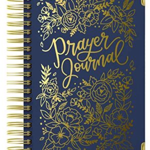 Prayer Journal for Women: An Inspirational Christian Bible Journal, Prayer Notebook & Devotional (Premium Gold Spiral-Bound Hardcover)