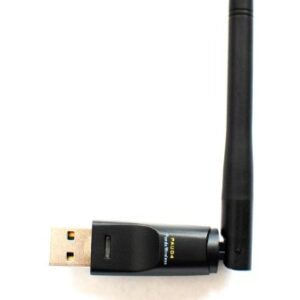 Panda Wireless® Mid Range 150Mbps Wireless N USB Adapter w/ 2dBi Antenna - Win XP/Vista/7/8/10/11, Mint, Ubuntu, MX Linux, Manjaro, Fedora, Centos, Kali Linux and Raspbian