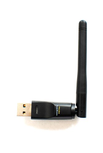 Panda Wireless® Mid Range 150Mbps Wireless N USB Adapter w/ 2dBi Antenna - Win XP/Vista/7/8/10/11, Mint, Ubuntu, MX Linux, Manjaro, Fedora, Centos, Kali Linux and Raspbian