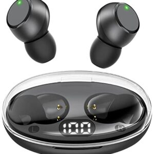 KOVON Wireless Earbuds Upgraded 5.3 Headphones with LED Power Display Charging Case IPX7 Waterproof Ear Buds in-Ear Earphones with Microphones for Android Gaming PC Computer Laptop TV Sport Music