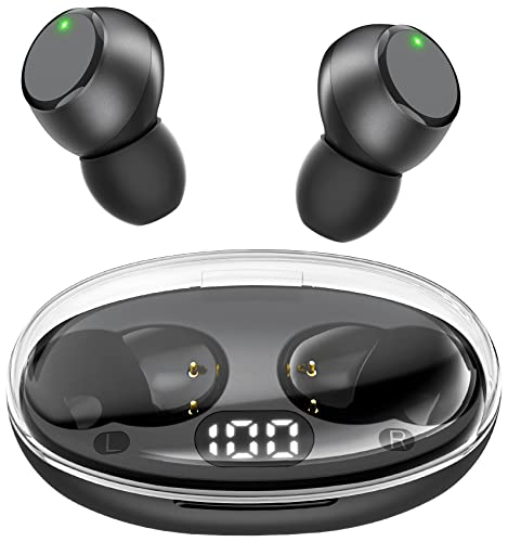 KOVON Wireless Earbuds Upgraded 5.3 Headphones with LED Power Display Charging Case IPX7 Waterproof Ear Buds in-Ear Earphones with Microphones for Android Gaming PC Computer Laptop TV Sport Music