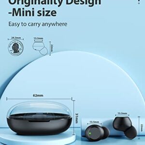 KOVON Wireless Earbuds Upgraded 5.3 Headphones with LED Power Display Charging Case IPX7 Waterproof Ear Buds in-Ear Earphones with Microphones for Android Gaming PC Computer Laptop TV Sport Music