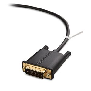 Cable Matters Mini DisplayPort to DVI Cable (Mini DP to DVI Cable) in Black 6 Feet - Thunderbolt and Thunderbolt 2 Port Compatible