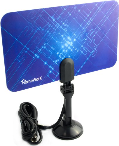 Mediasonic Homeworx HW110AN Super Thin Indoor HDTV Antenna - 25 Miles Range