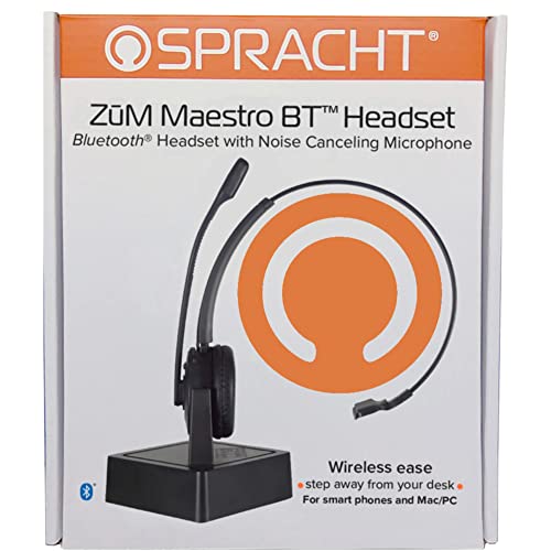 Spracht HS-2050 Zum Maestro BT Single Ear Wireless Bluetooth Headset