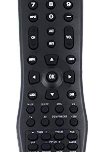 New VR1 Replace Remote Control fit for Vizio TV VX52L VX42L VW42L VW37L VW26L VW22L VU42L VS42L VA26L VA22L VA220E VA19L L42 L37 L32 GV47L GV46L GV42L