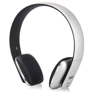 August EP636 Bluetooth Headphones - Wireless On-Ear Headphones with NFC/Headset Microphone - Silver