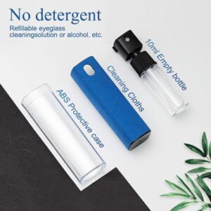 4 Pcs Screen Cleaner Portable Touchscreen Mist Cleaner Mini Phone Cleaner Empty Screen Cleaner Spray Bottle for Phone Laptop Tablet Screens Computer Sanitizer Refillable Alcohol Accessory, 4 Colors