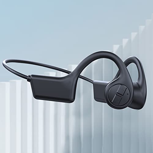 Conduction Headphones,Bluetooth Wireless Open Ear Sport Headphone Sweatproof for Running Cycling Walking Workout,Gym,Work
