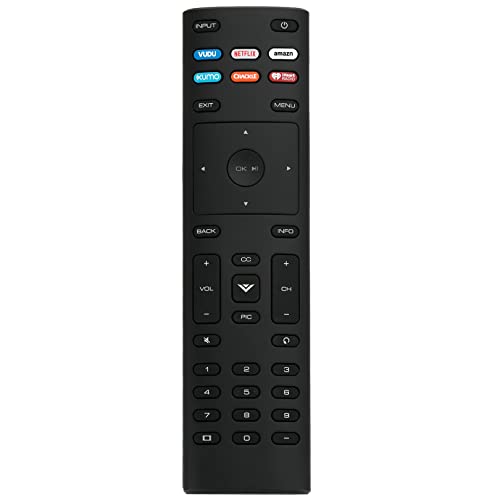 XRT136 Replace Remote Control fit for VIZIO Smart TV E43-E2 E43-F1 E50-E1 E50X-E1 E50-E3 E50-F2 E55-F1 E65-F1 E70-F3 D24F-F1 D32F-F1 D40F-G9 D65X-G4 D24H-G9 P55-F1 P65-F1 P75-F1 HDTV Quantum 4K UHD