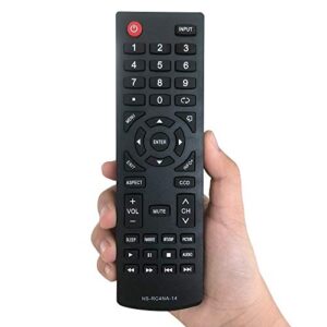 New Replacement Insignia Remote NS-RC4NA-14 for Insignia TV NS-46D400NA14 NS-50D400NA14 NS-39L400NA14 NS-39D40SNA14 NS-32D201NA14 NS-46D40SNA14 - Pre-Programmed