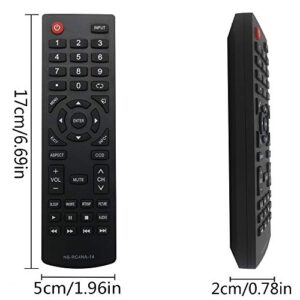 New Replacement Insignia Remote NS-RC4NA-14 for Insignia TV NS-46D400NA14 NS-50D400NA14 NS-39L400NA14 NS-39D40SNA14 NS-32D201NA14 NS-46D40SNA14 - Pre-Programmed