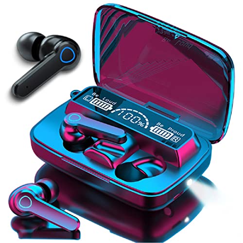 M19 Wireless Earbuds Earphone TWS Touch Headset Headphone LED Digital Display Waterproof Sports Audifonos Airdots 2000mAh Power Bank Microphone & Flashlight Deep Bass Stereo Sound Best Play Time