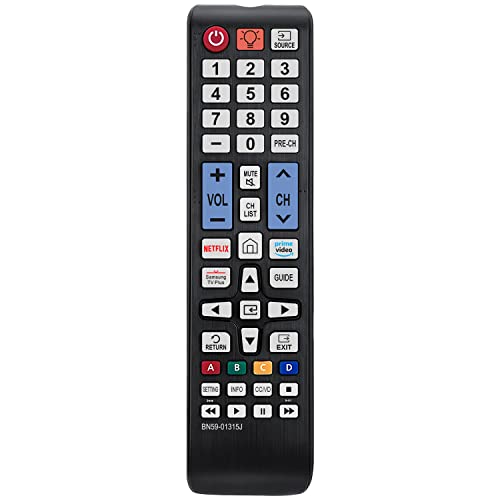 (BN59-01315J) Universal Remote Control with Backlit for Samsung TV Remote Control Replacement All Samsung LCD LED HDTV 3D Smart TVs Models