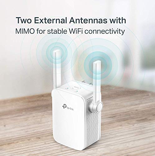 TP-Link N300 WiFi Extender(RE105), WiFi Extenders Signal Booster for Home, Single Band WiFi Range Extender, Internet Booster, Supports Access Point, Wall Plug Design, 2.4Ghz only