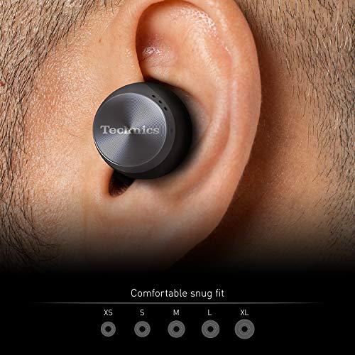 Technics True Wireless Earbuds | Bluetooth Earbuds | Dual Hybrid Technology, Hi-Fi Sound, Compact Design | Alexa Compatible |(EAH-AZ70W-S), Silver (Discontinued by Manufacturer)