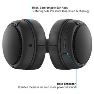 Panasonic RB-M300B Deep Bass Wireless Bluetooth Immersive Headphones with XBS DEEP and Bass Augmentation (Black) (RB-M300B-K)