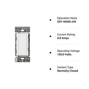 Lutron MACL-153MR-WH Maestro 120-Watt Multi-Location CFL/LED Digital Dimmer