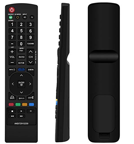 New AKB72915239 Remote Control Replacement for Smart LG TV 22LV2500 26LV2500 32LK330 32LK450 32LK450 32LV2500 32LV3400 32LV3500 37LK450 37LV3500 42LK450 42LK451 55LW5300 50PW340 50PW350U