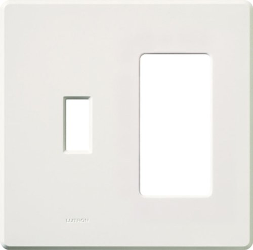 Lutron FG-2-TD-WH Electrical Distribution Wall Plate White
